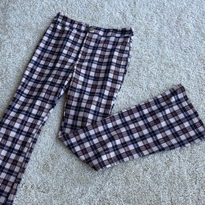 Plaid Flare Leggings